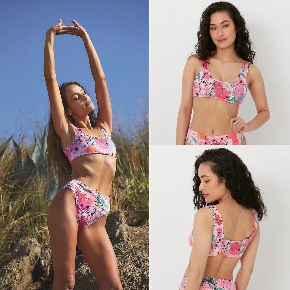 Free People Roopa x Beth Richards Basic B Bikini Top Size Medium NWOT $110